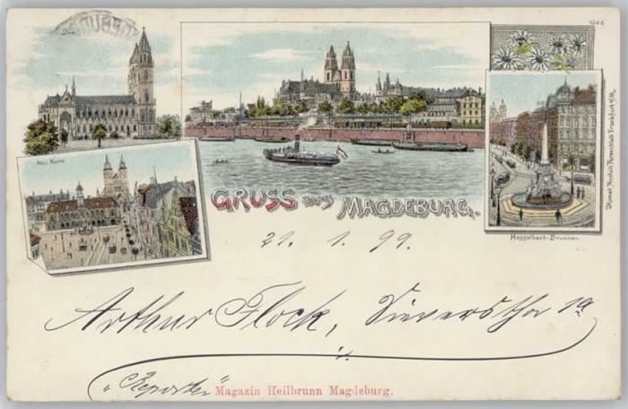 Magdeburg Dom Markt Hasselbachbrunnen