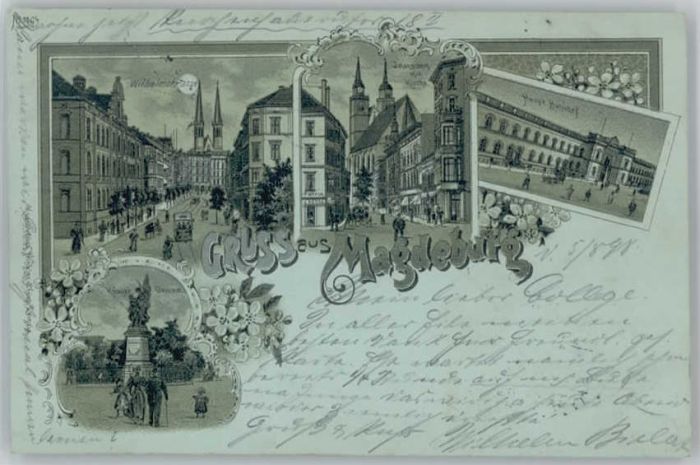 Magdeburg Wilhelmstrasse Kriegerdenkmal Johannisb