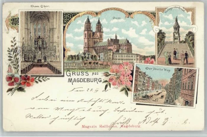 Magdeburg Dom Chor Breiteweg Kriegerdenkmal