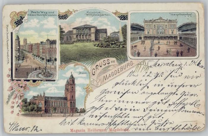 Magdeburg Breiteweg Hasselbachbrunnen Friedrich W