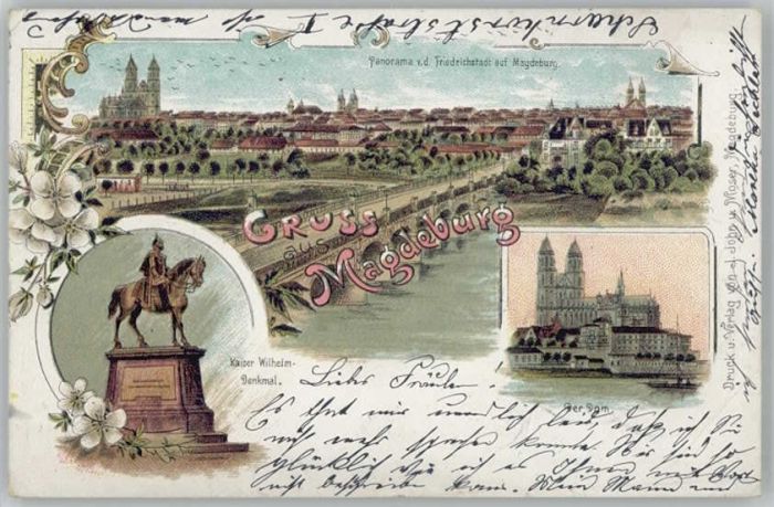 Magdeburg Kaiser Wilhelm Denkmal Dom