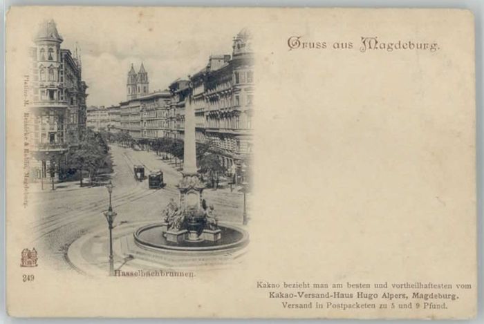 MAGDEBURG  CITY Hasselbachbrunnen