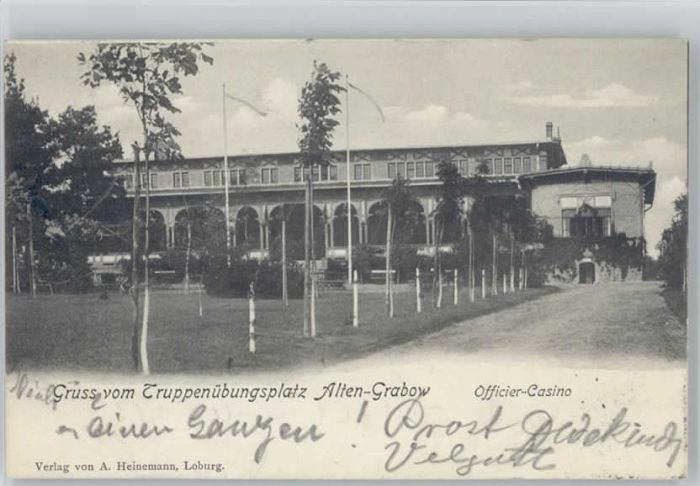 Grabow Burg Truppenübungsplatz Offiziers Kasino