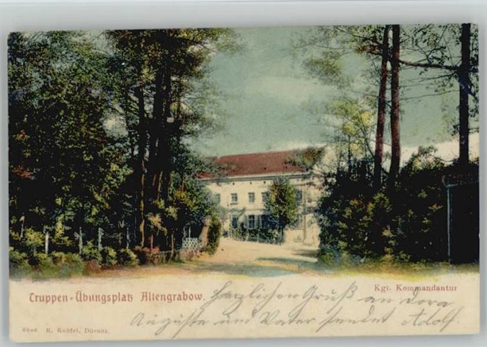 Grabow Burg Truppenübungsplatz Kommandantur