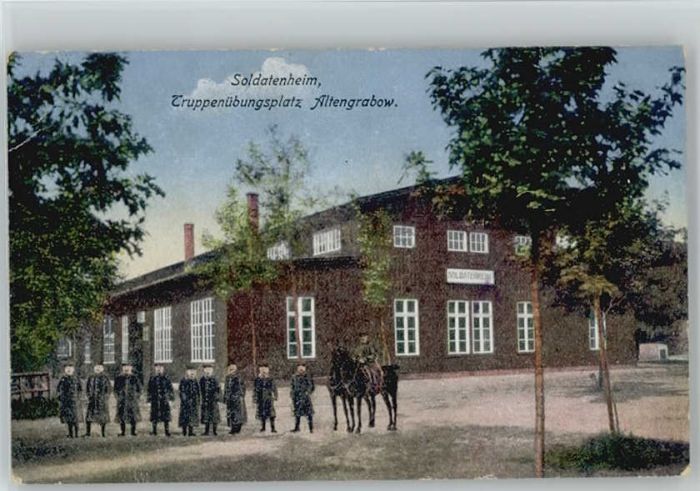 Grabow Burg Truppenübungsplatz Soldatenheim