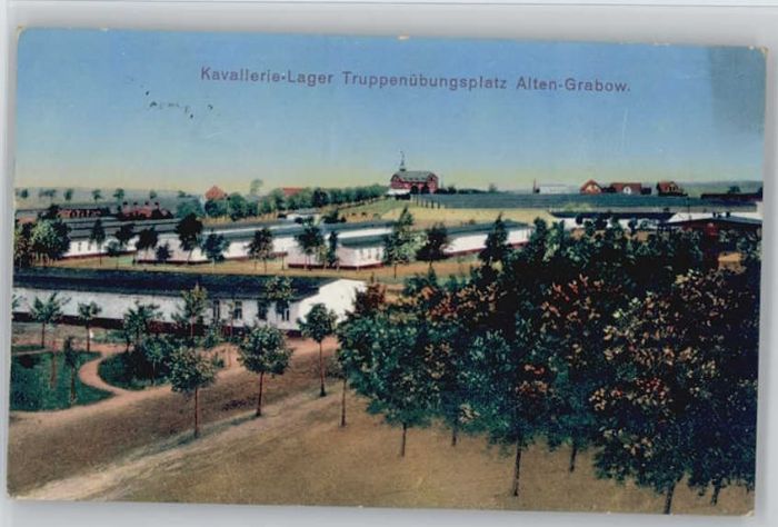 Grabow Burg Truppenübungsplatz Kavallerie Lager