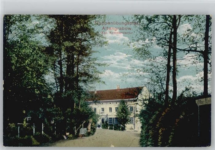 Grabow Burg Truppenübungsplatz Kommandantur