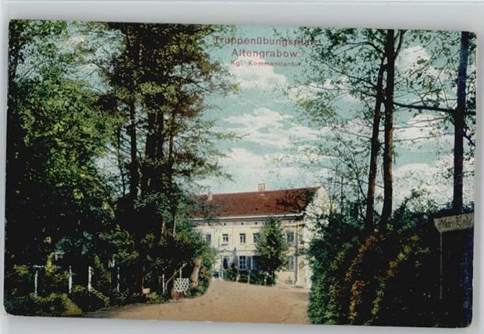 Grabow Burg Truppenübungsplatz Kommandantur