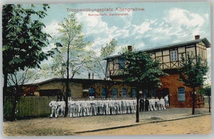 Grabow Burg Truppenübungsplatz Mannschafts Badeanst