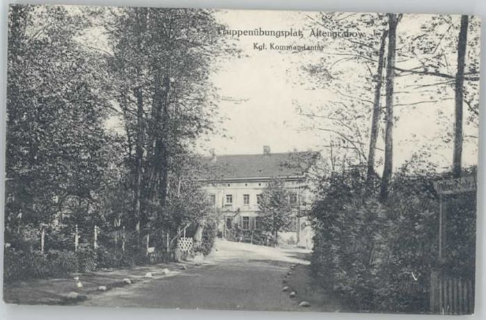 Grabow Burg Truppenübungsplatz Kommandantur