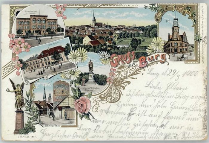 Burg Magdeburg Gymnasium Hotel Roland Kaiser Wilhelm D