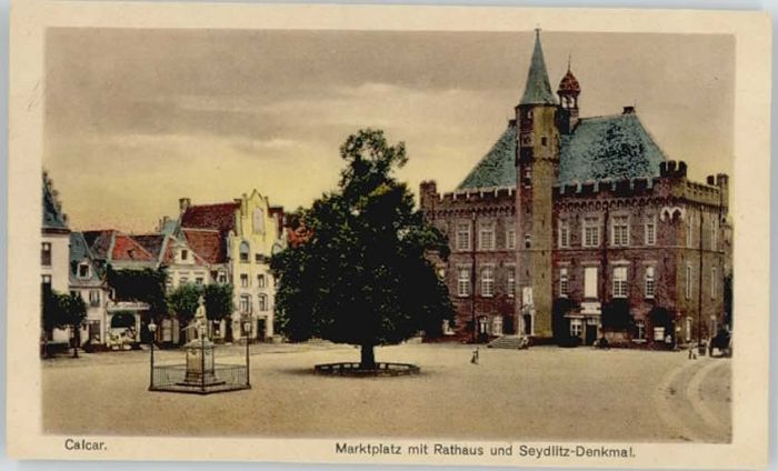 Kalkar Niederrhein Kalkar Marktplatz Rathaus Seydlitz-Denk