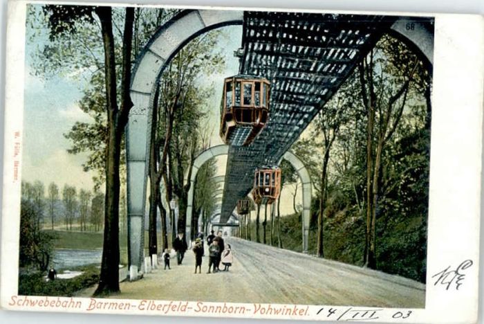 Barmen Wuppertal Schwebebahn