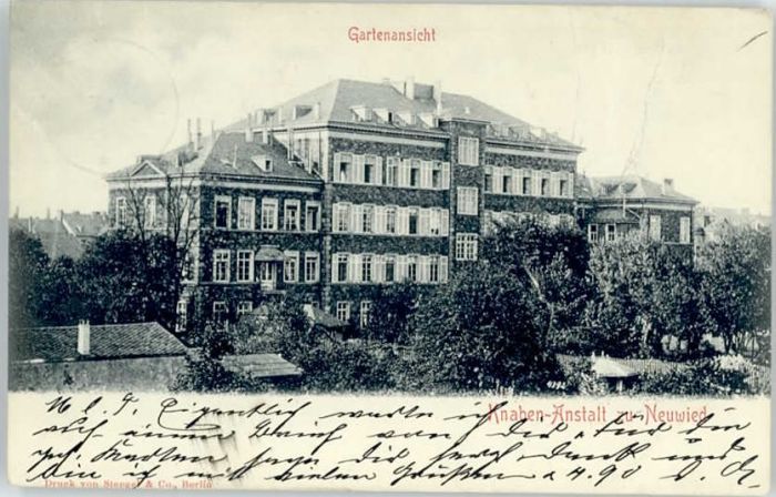 Neuwied Rhein Neuwied Knaben-Anstalt