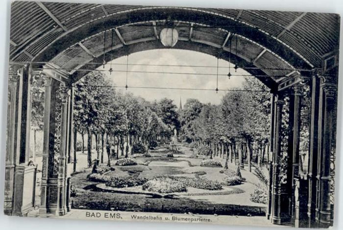 Bad Ems Wandelbahn Blumenparterre