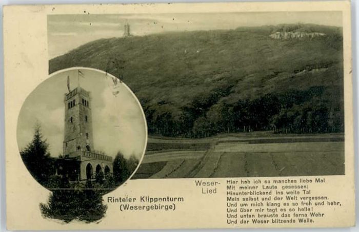 Rinteln Weser Niedersachsen Klippenturm