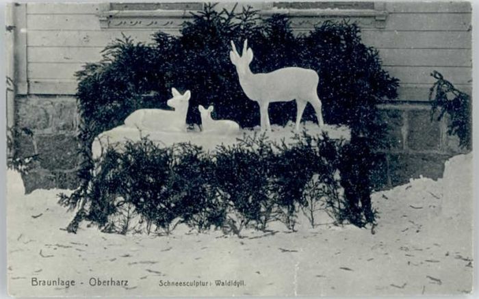 Braunlage Schneeskulptur