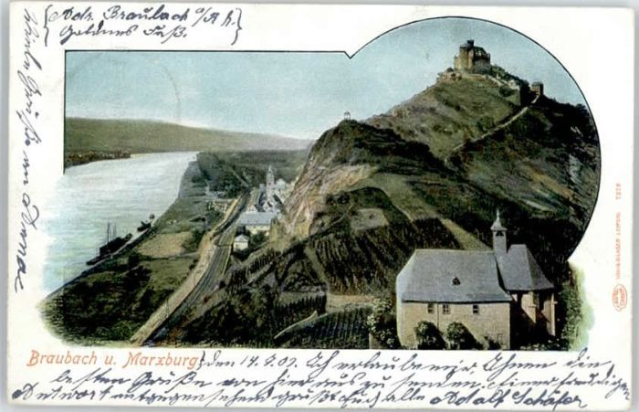 Braubach Rhein Braubach Marksburg