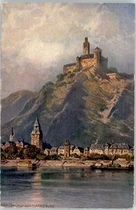 Braubach Rhein Braubach Marksburg