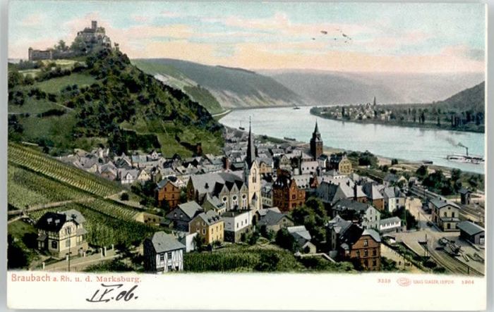Braubach Rhein Braubach Marksburg