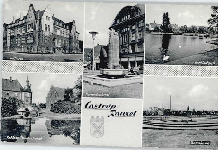 Castrop-Rauxel Rathaus Schloss Bladenhorst Rennbahn