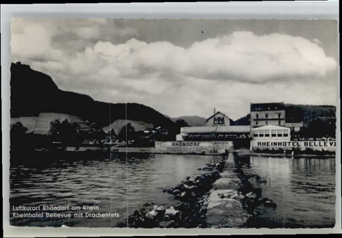 Rhoendorf heinhotel Bellevue Drachenfels