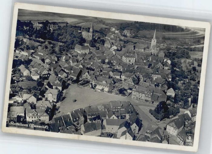 Kastellaun Hunsrueck Kastellaun Fliegeraufnahme