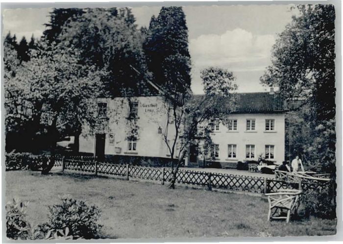 Lieberhausen Gastwirtschaft Albert Lenz