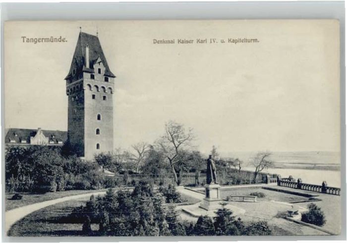 Tangermuende enkmal Kaiser Karl Kapitelturm