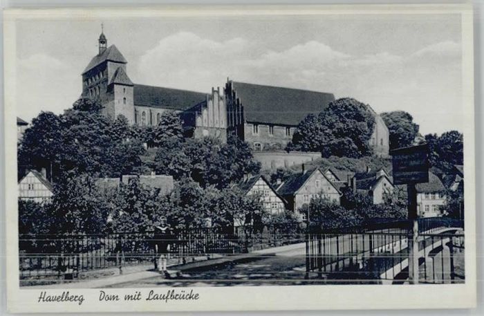 Havelberg Dom Laufbrücke