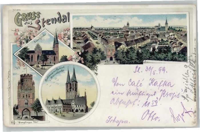 Stendal Domkirche Rathaus Roland Marienkirche