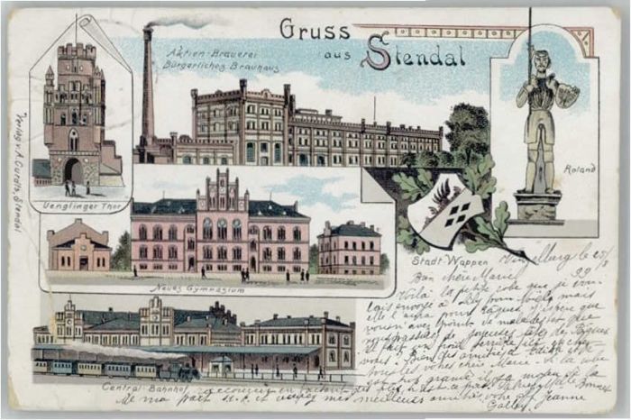 Stendal Ünglingertor Aktien Brauerei Bürgerlich