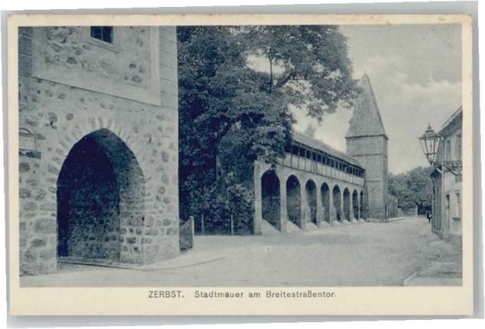 Zerbst Stadtmauer Breitestrassentor