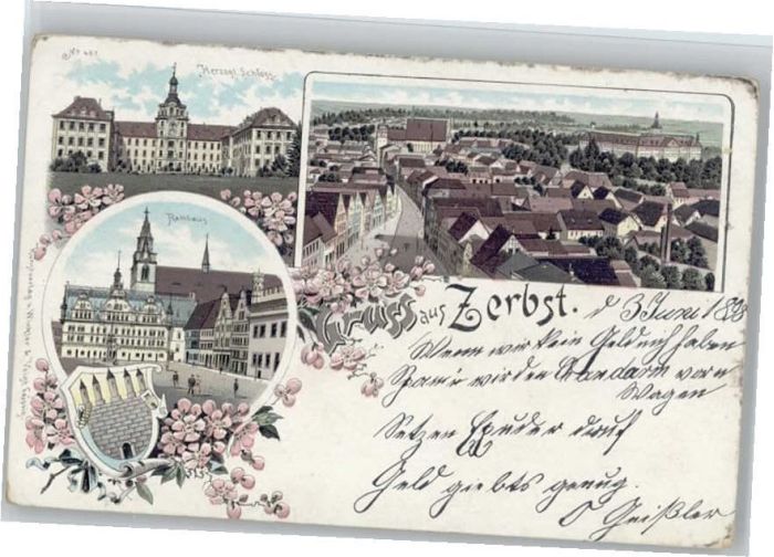 Zerbst Schloss Rathaus