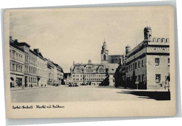 Zerbst Markt Rathaus