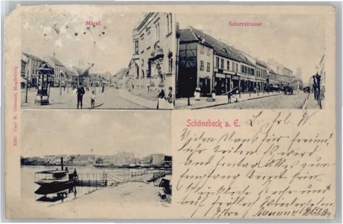 Schoenebeck Elbe Markt Salzerstrasse