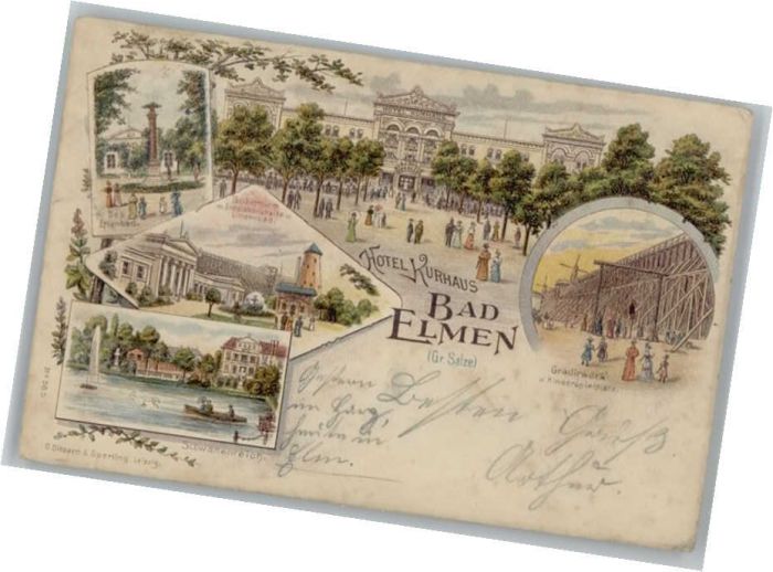 Bad Salzelmen Hotel Kurhaus Erlenbad Gradirwerk