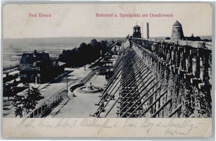 Bad Salzelmen Bahnhof Spielplatz Gradierwerk