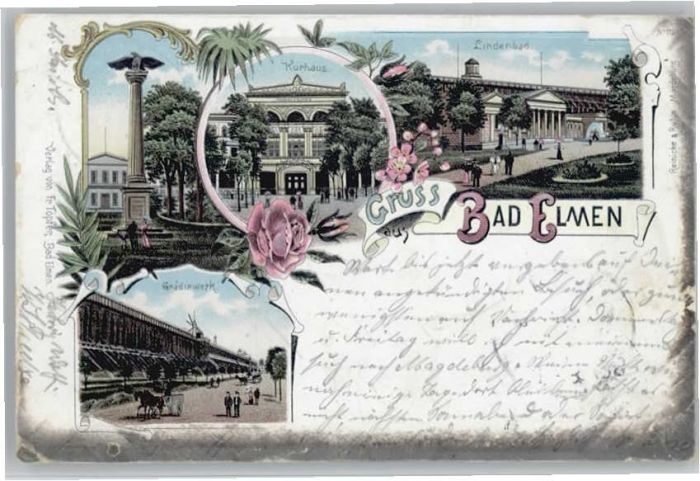 Bad Salzelmen Kurhaus Lindenbad Gradierwerk