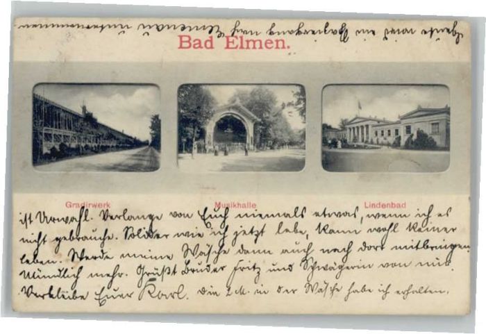 Bad Salzelmen Gradierwerk Musikhalle Lindenbad