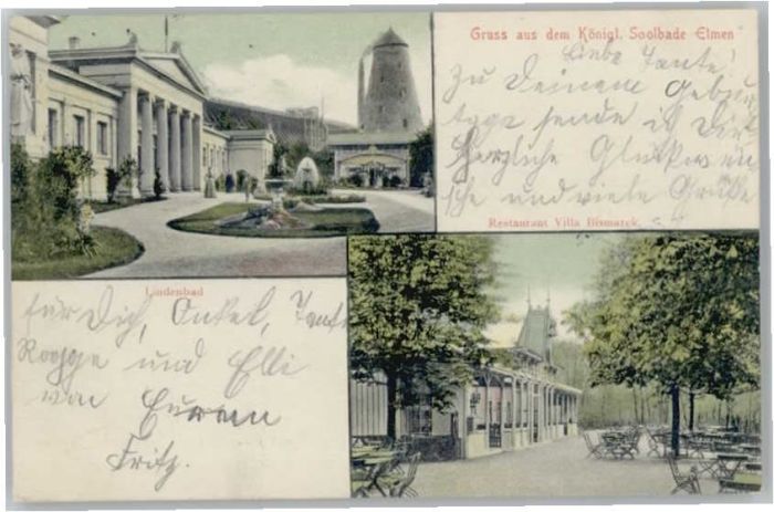 Bad Salzelmen Lindenbad Restaurant Villa Bismarck