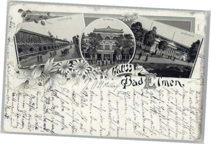 Bad Salzelmen Gradierwerk Kurhaus Lindenbad