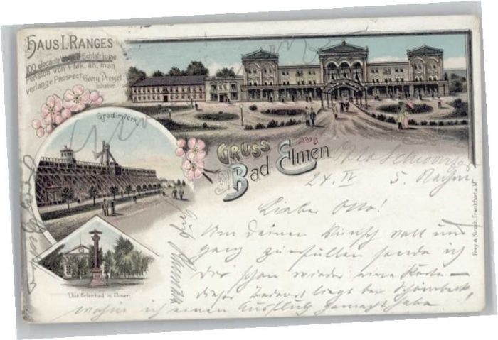 Bad Salzelmen Gradierwerk Erlenbad Lindenbad Kurhaus