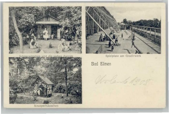 Bad Salzelmen Schneewittchen Spielplatz Gradierwerk K