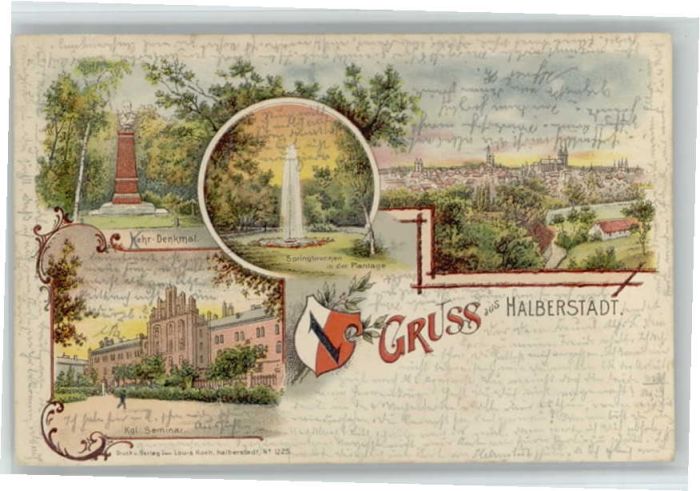 Halberstadt Kehr Denkmal Springbrunnen