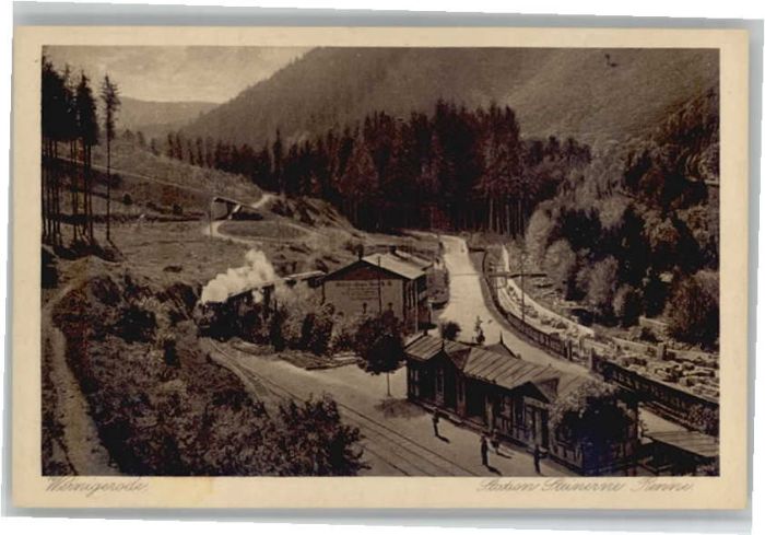 Wernigerode Harz Stadion Steinerne Renne