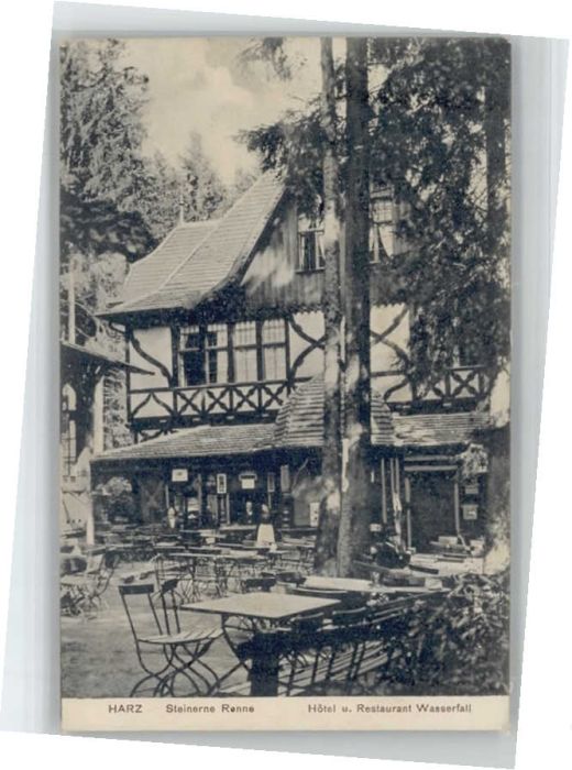 Wernigerode Harz Hotel Restaurant Wasserfall Steinerne R