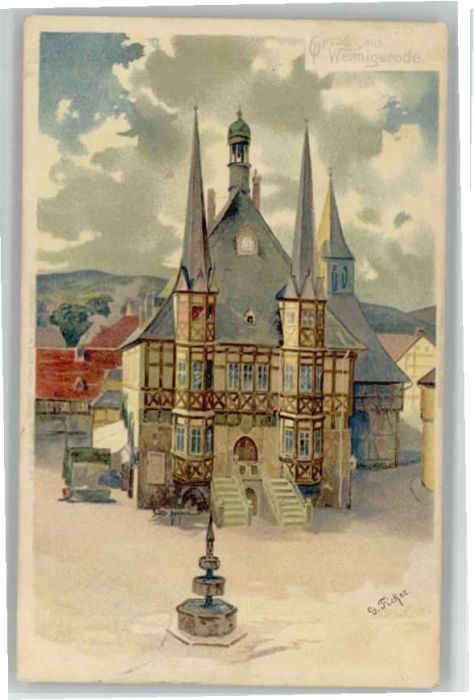 Wernigerode Harz Künstler G. Ficker