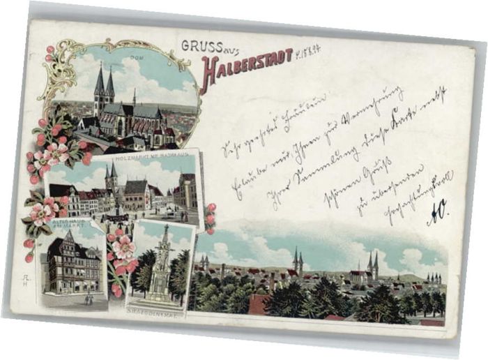 Halberstadt Holzmarkt Sieges Denkmal