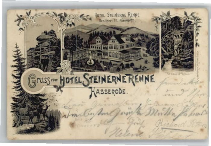 Wernigerode Harz Hotel Steinerne Renne